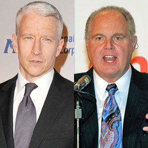 Anderson Cooper, Rush Limbaugh Anderson Cooper, Rush Limbaugh
